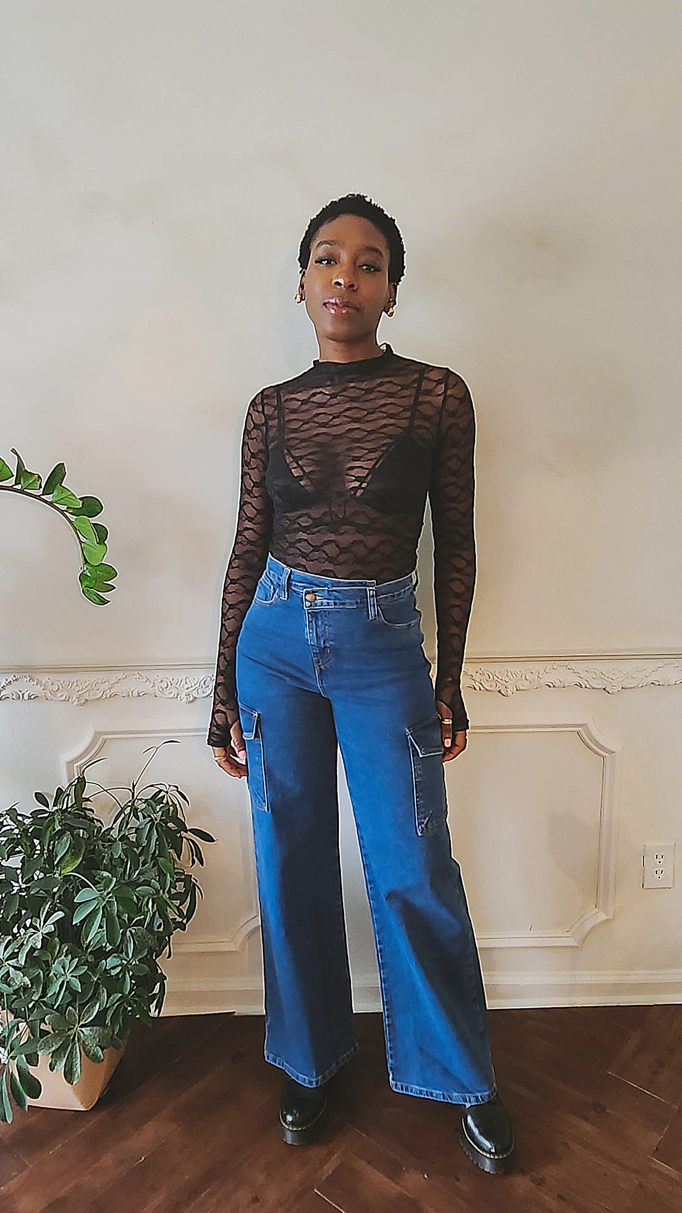 Chanel Floral Lace Top