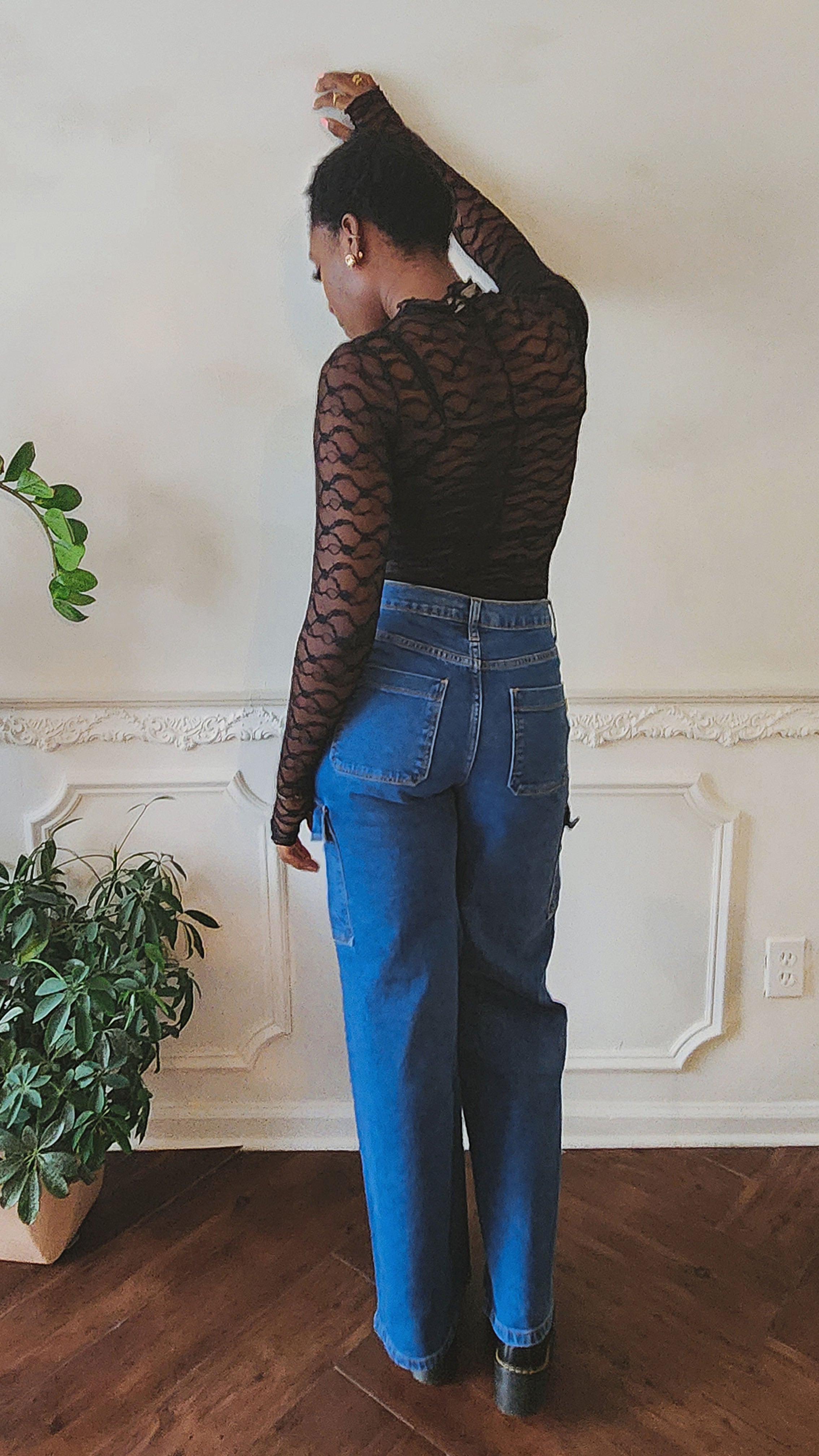 Chanel Floral Lace Top