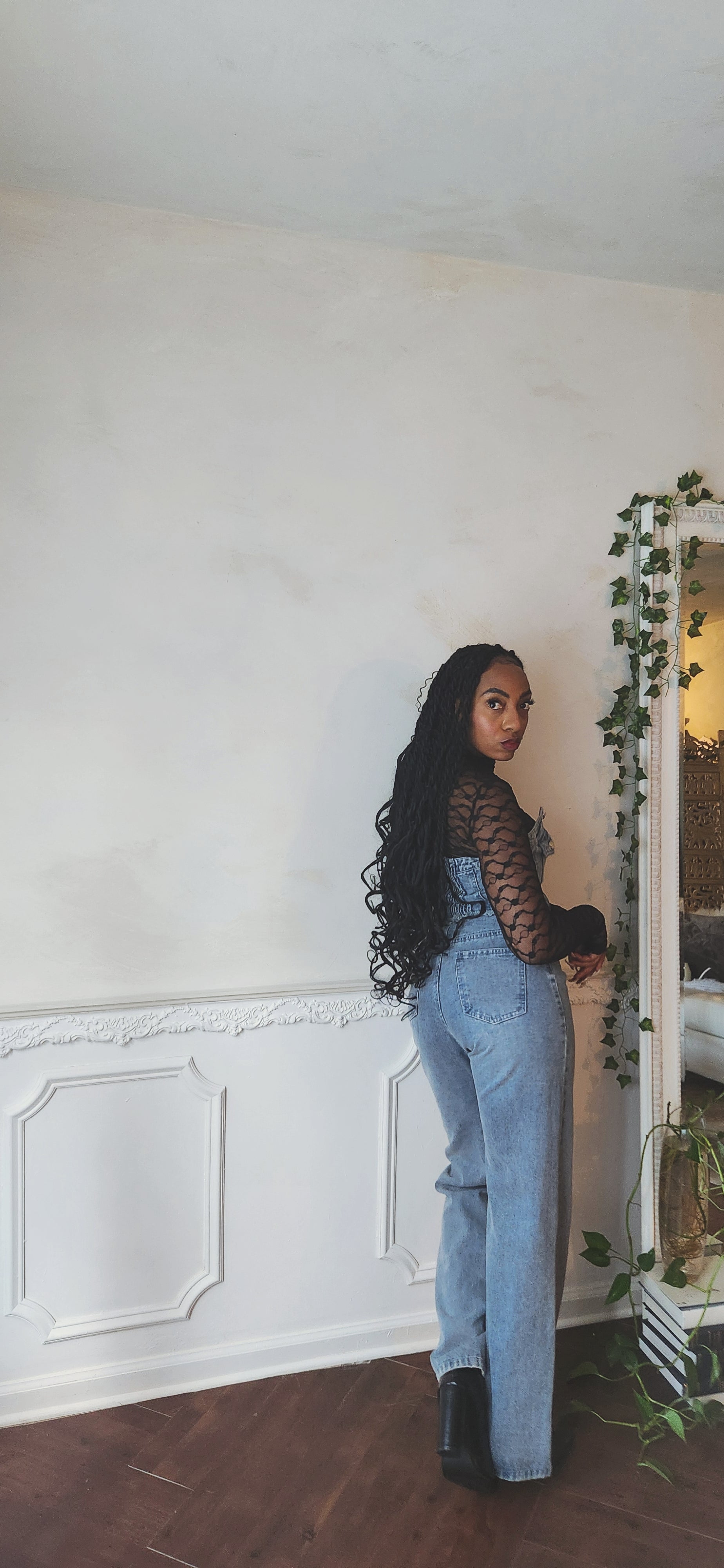 Fatale Craze Denim Jumpsuit