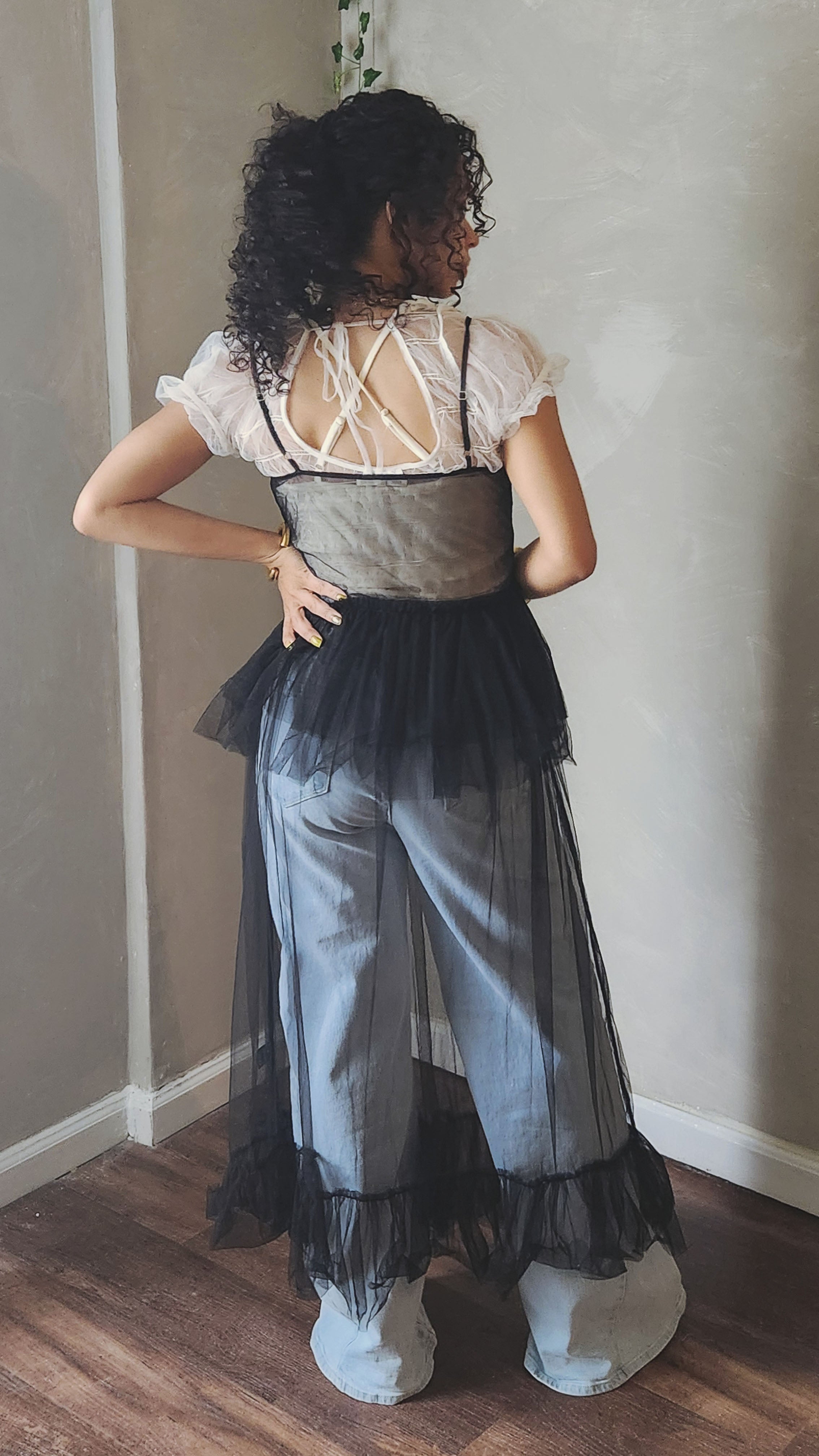 Tyla Tulle Sheer Dress