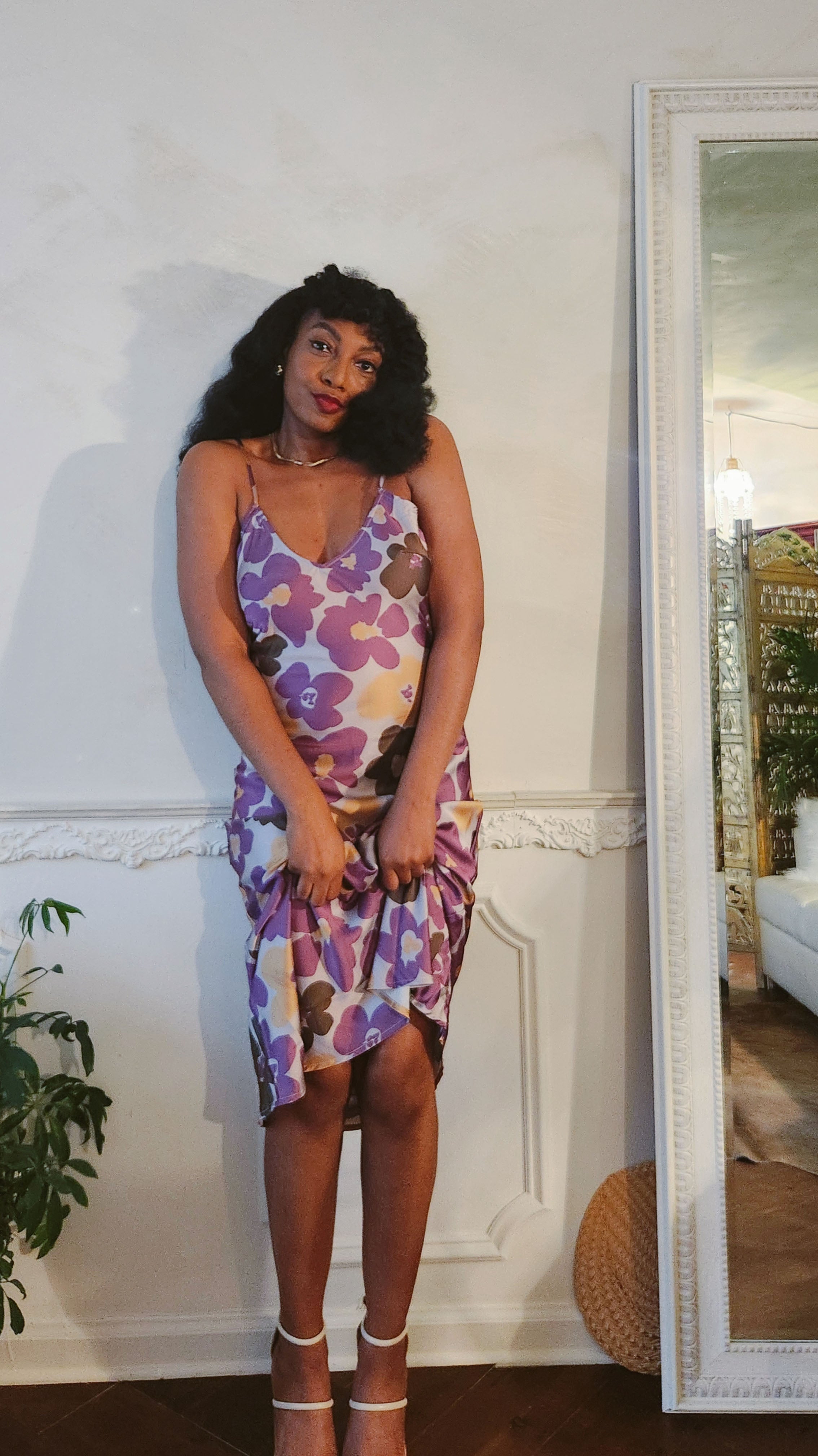 Billie Floral Midi Dress (1 SMALL LEFT)