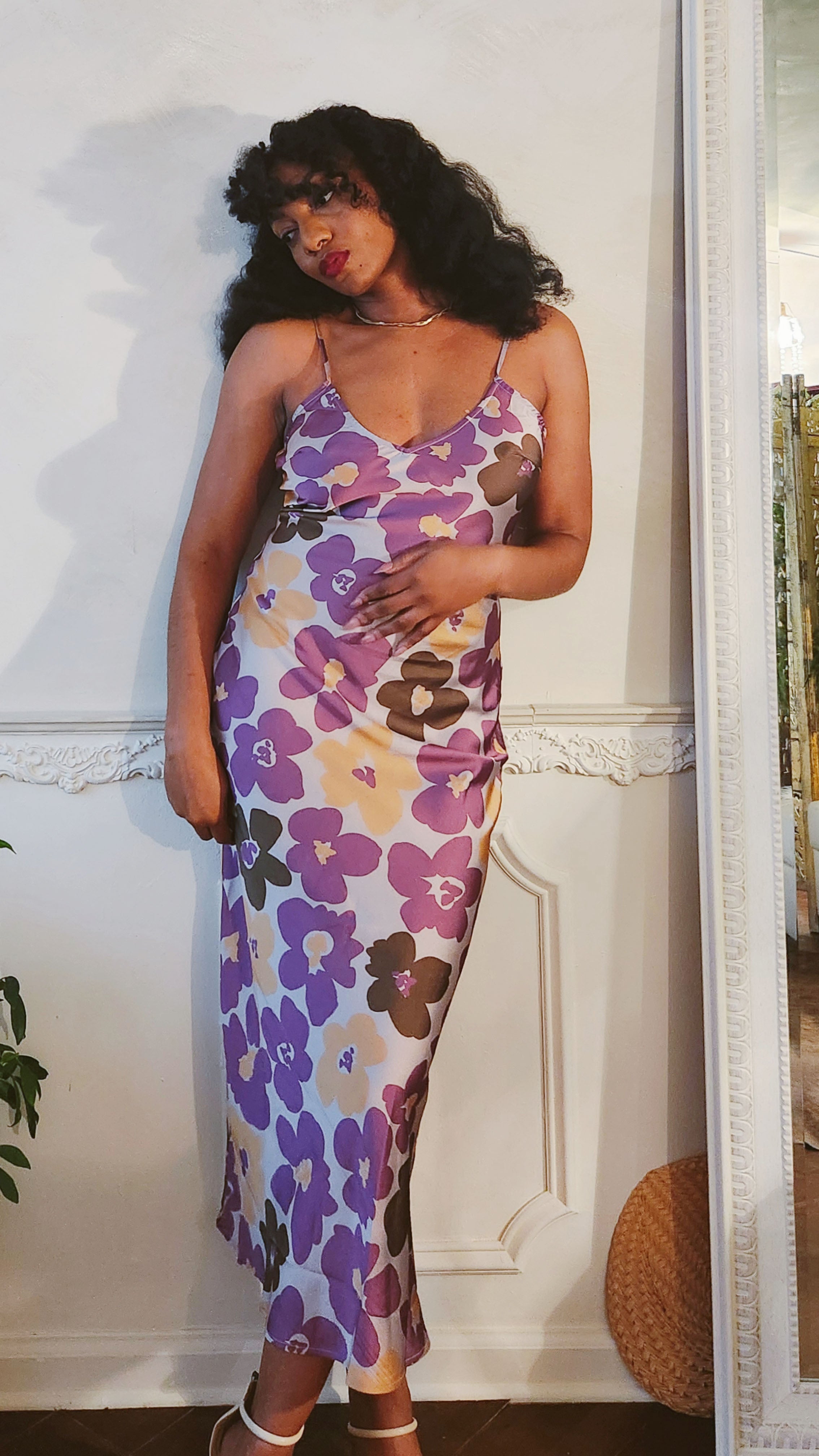 Billie Floral Midi Dress (1 SMALL LEFT)