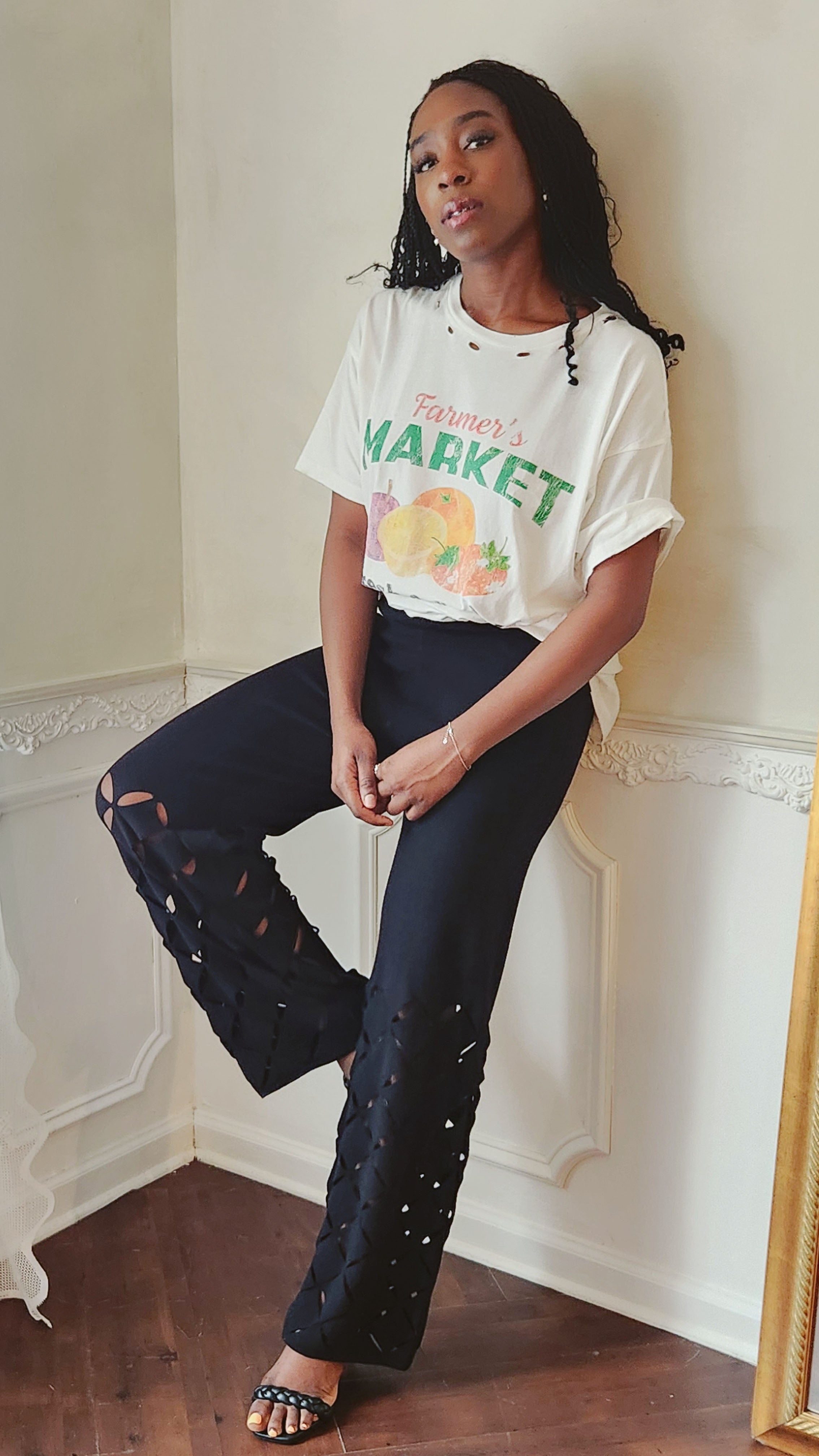 Clean Lines Cut Out Pants