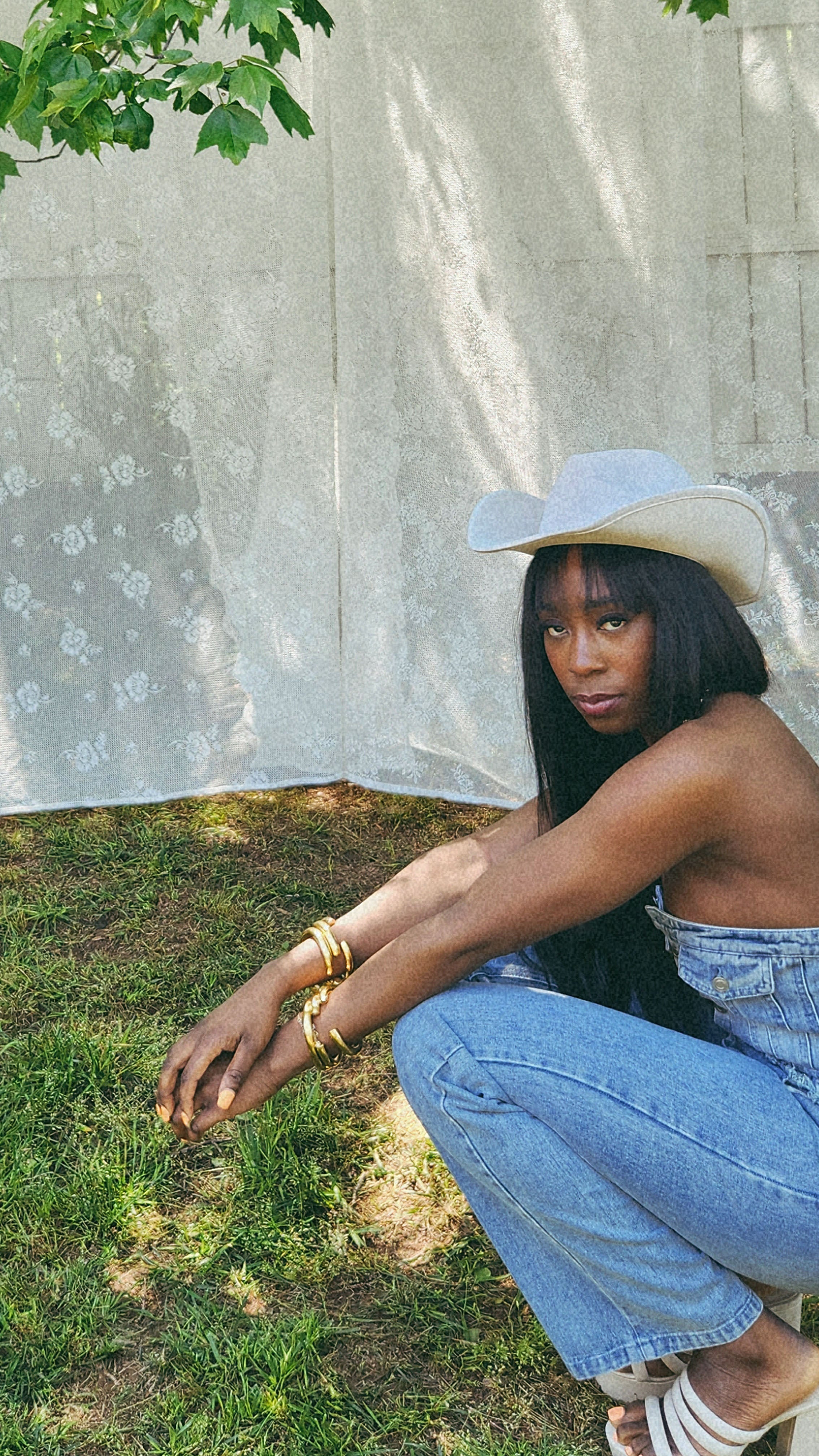 Vegan Suede Cowboy Hat