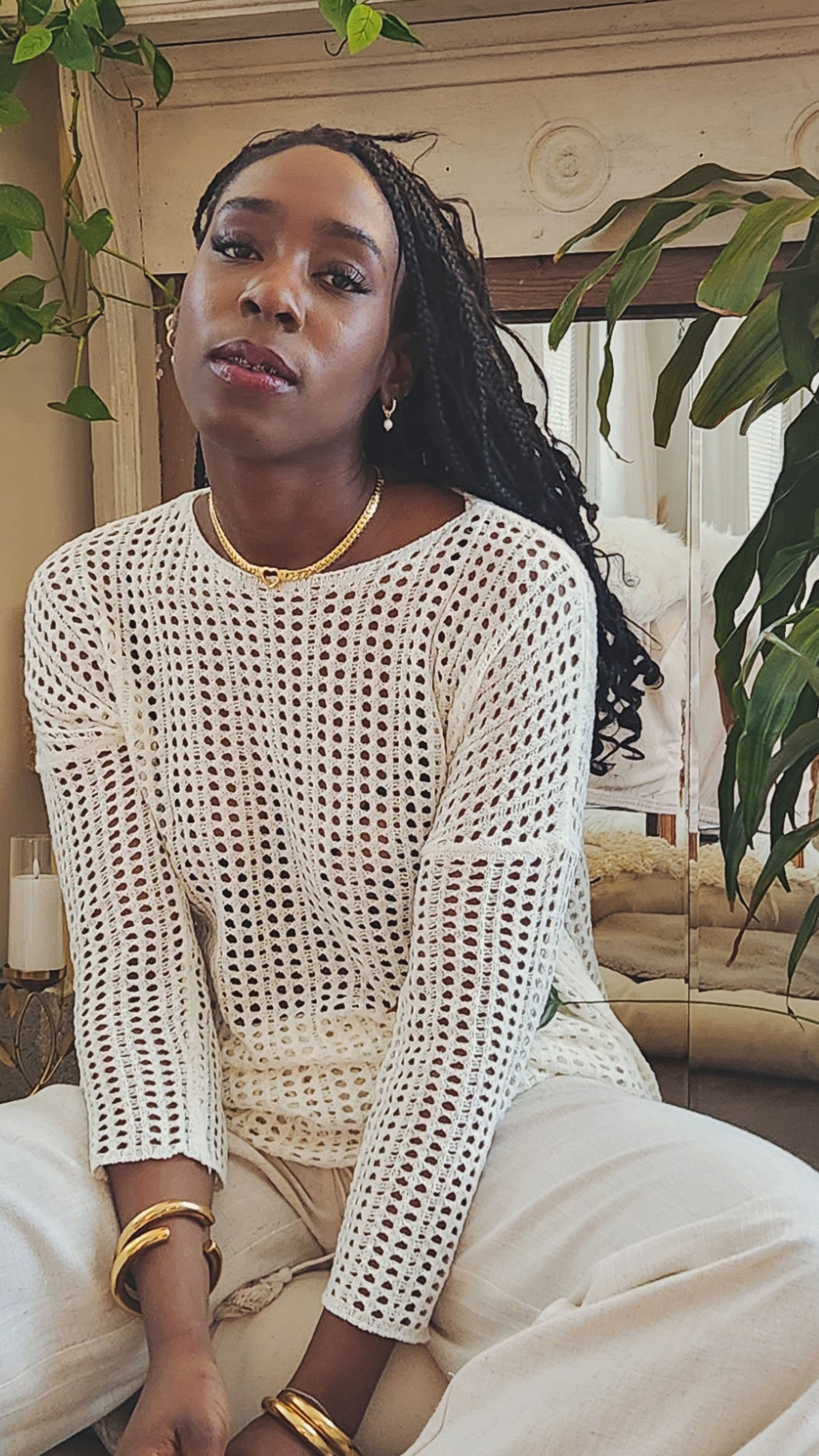 After Sun Knit Tunic Top