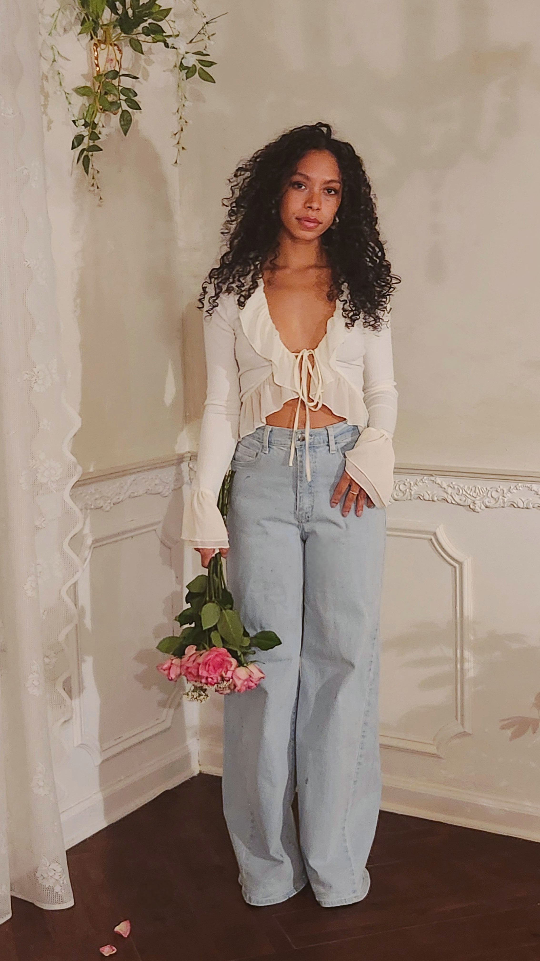 Dear Lover Ruffle Knit Top