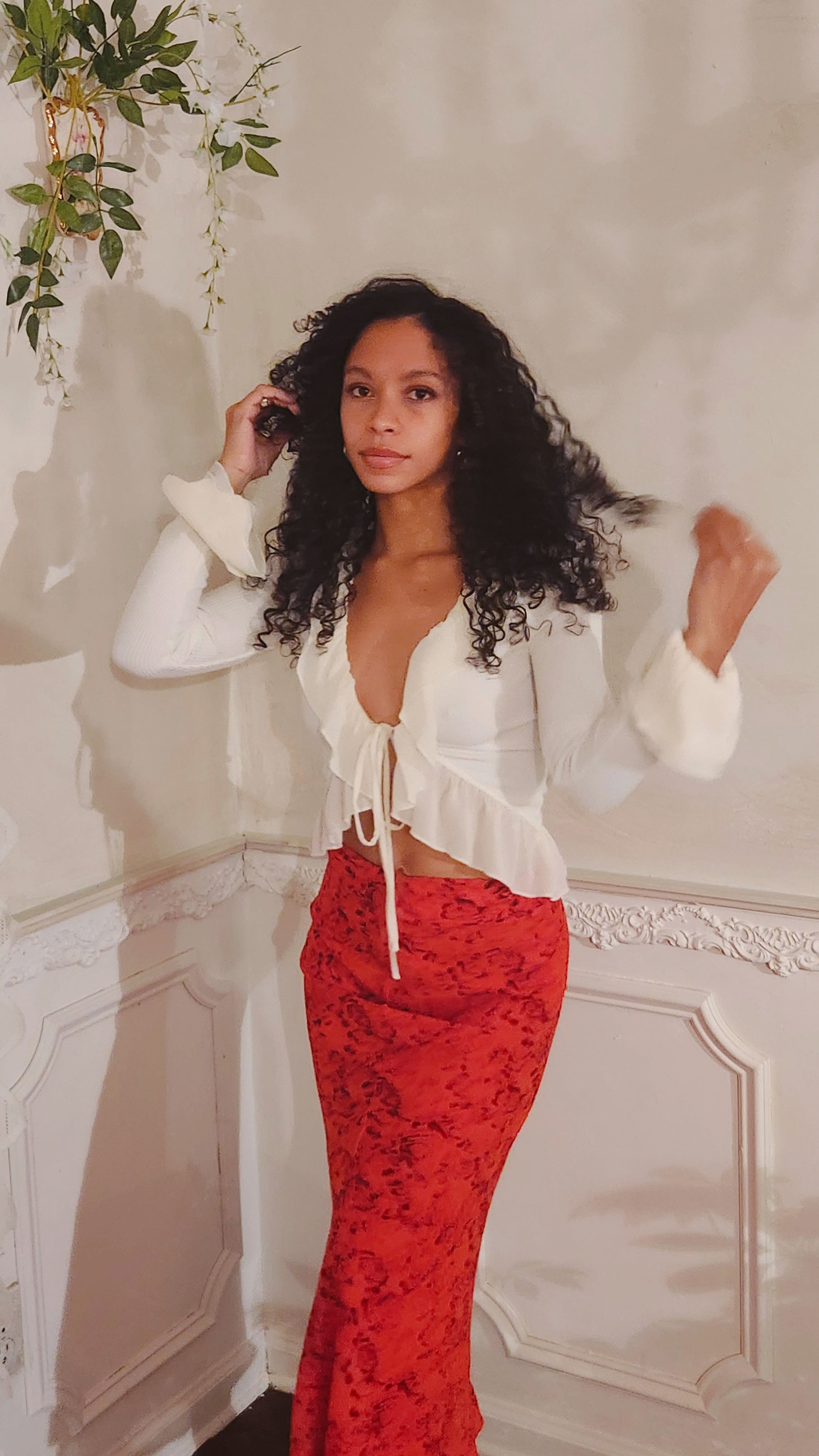 Dear Lover Ruffle Knit Top