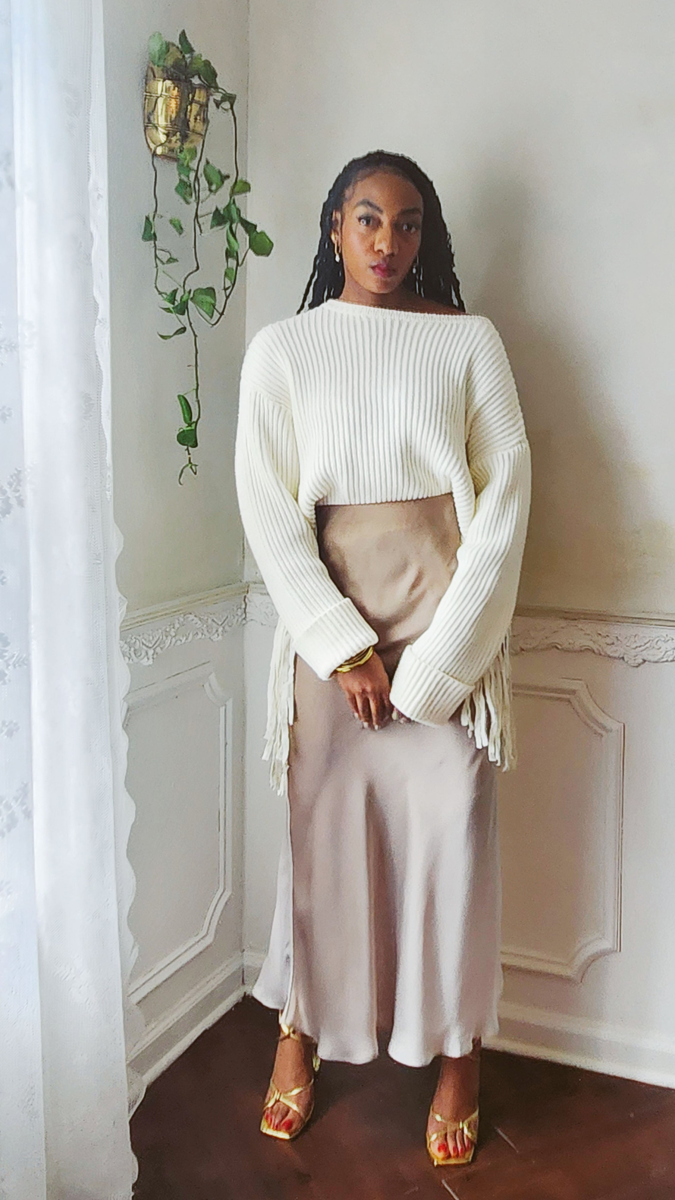 Nalley Fringe Sweater