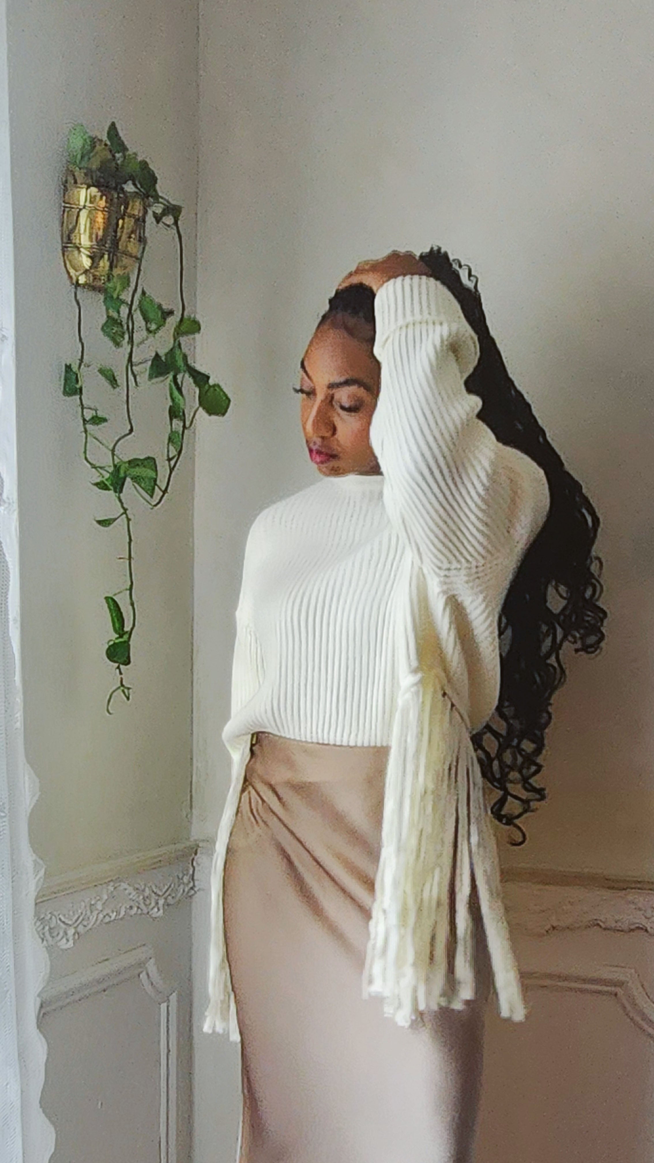 Nalley Fringe Sweater