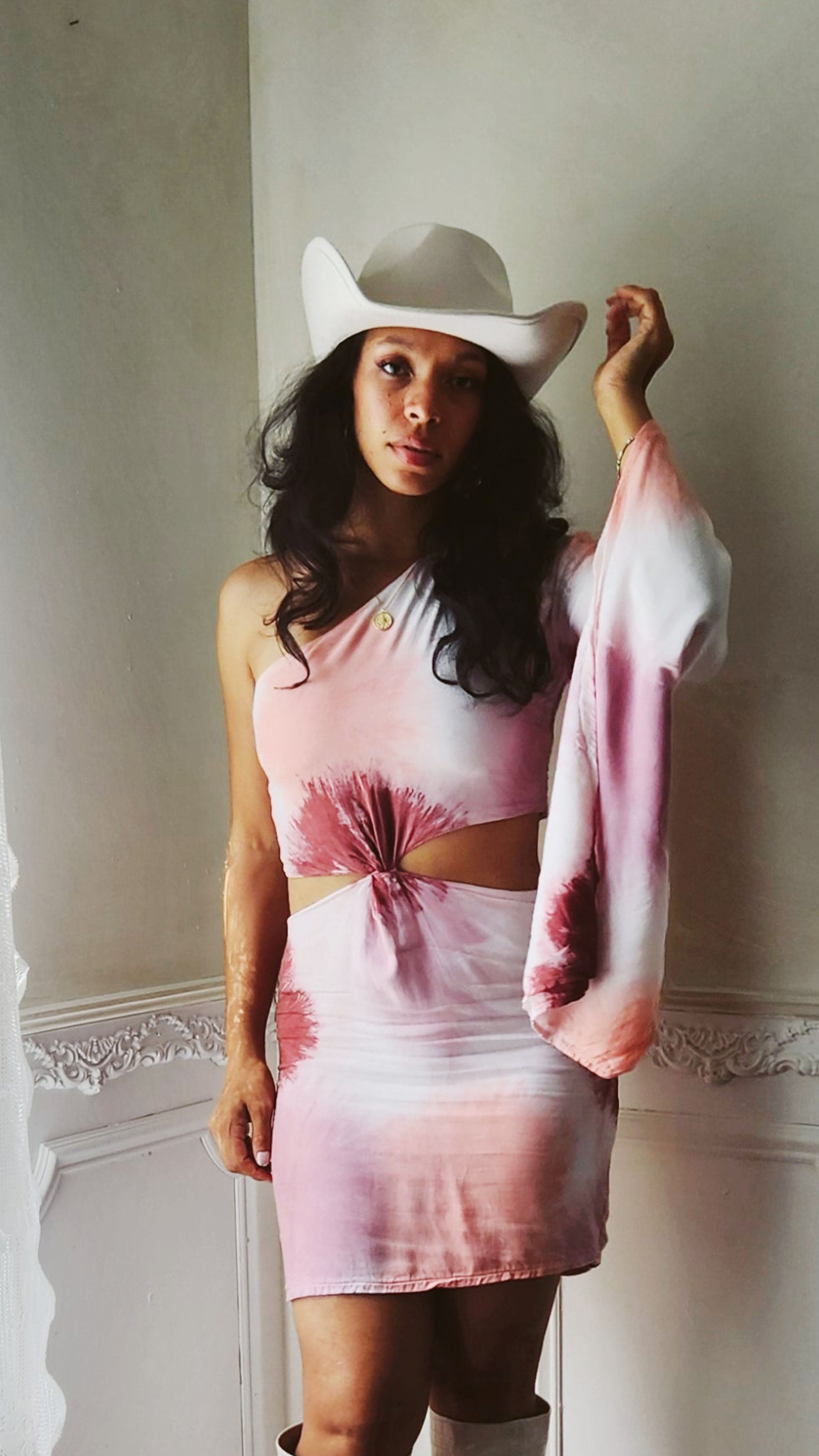 Tie Dye Golden Road Dress