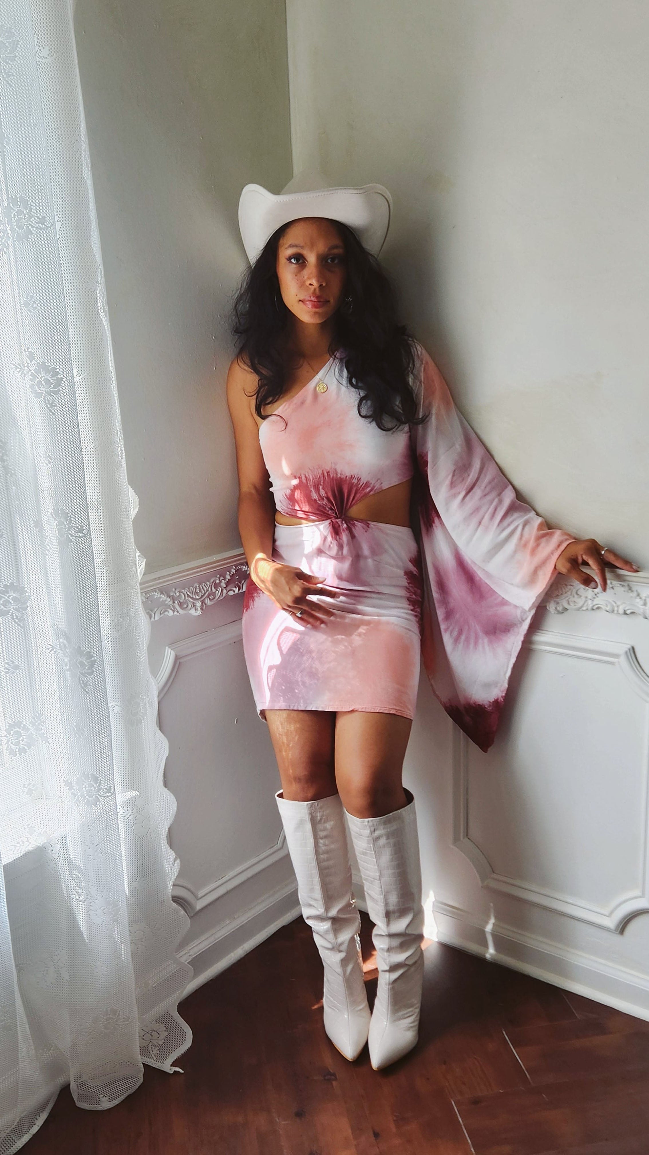 Tie Dye Golden Road Dress