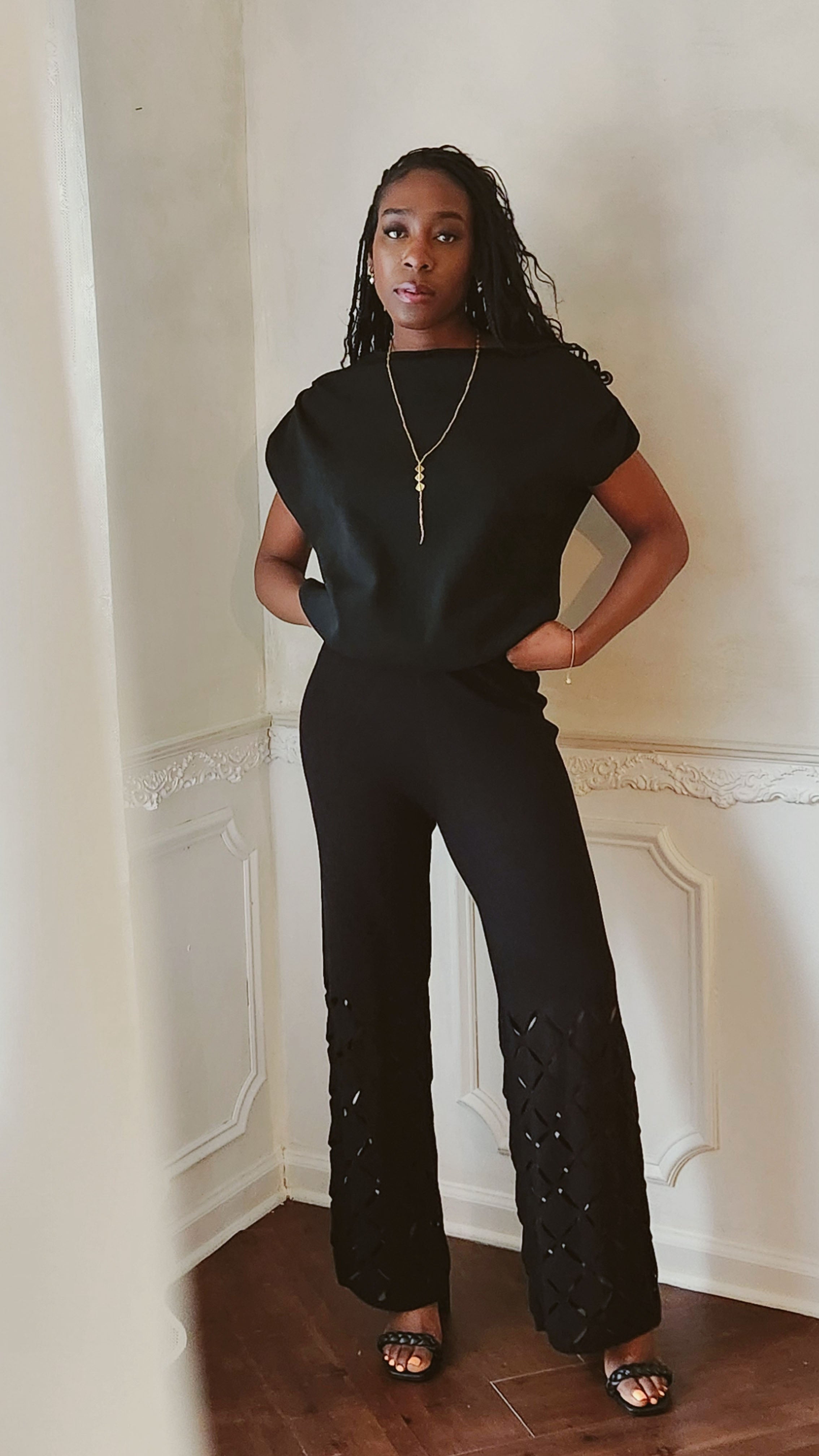 Clean Lines Cut Out Pants