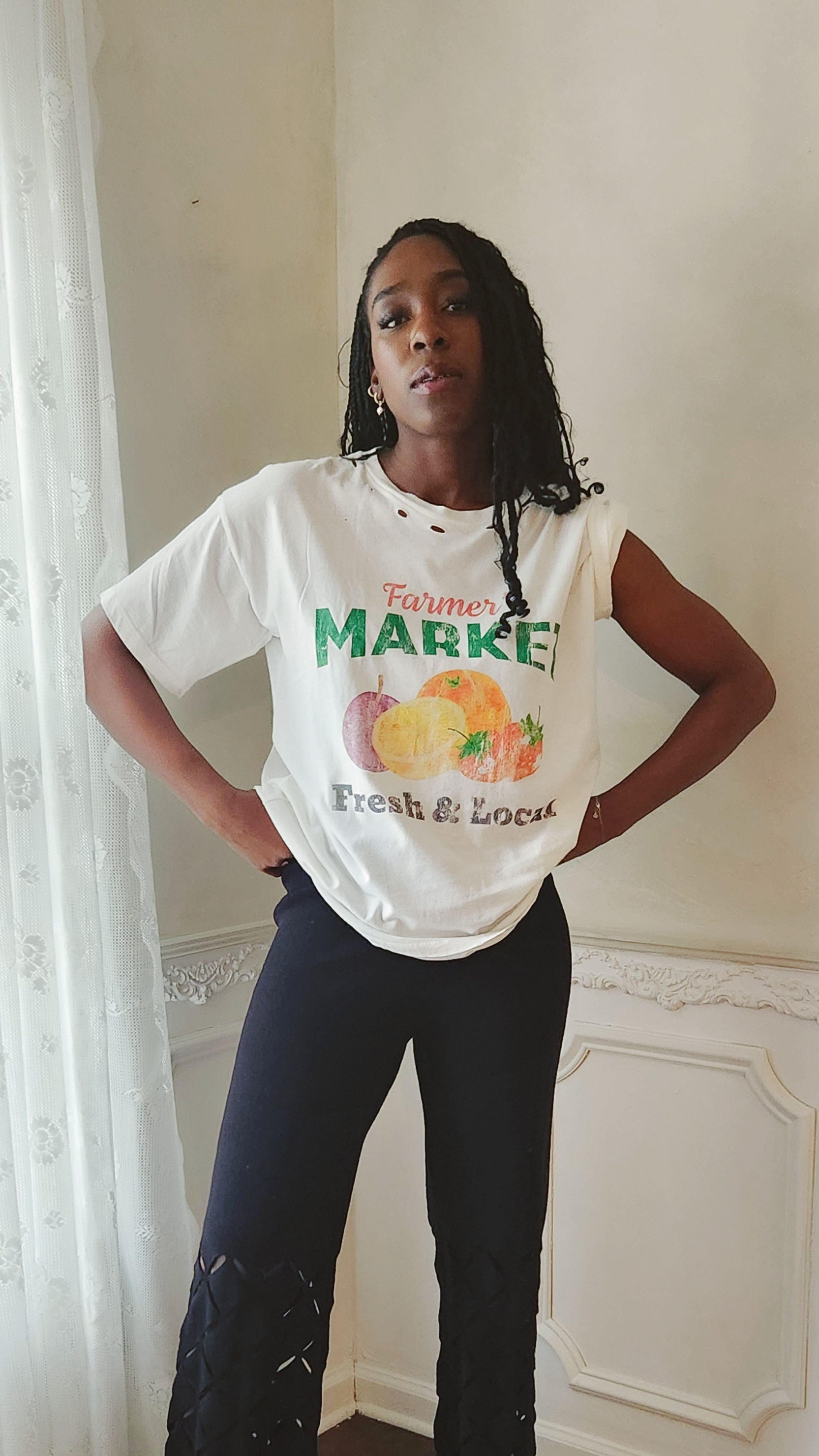 Farmer's Market Oversized Graphic Tee