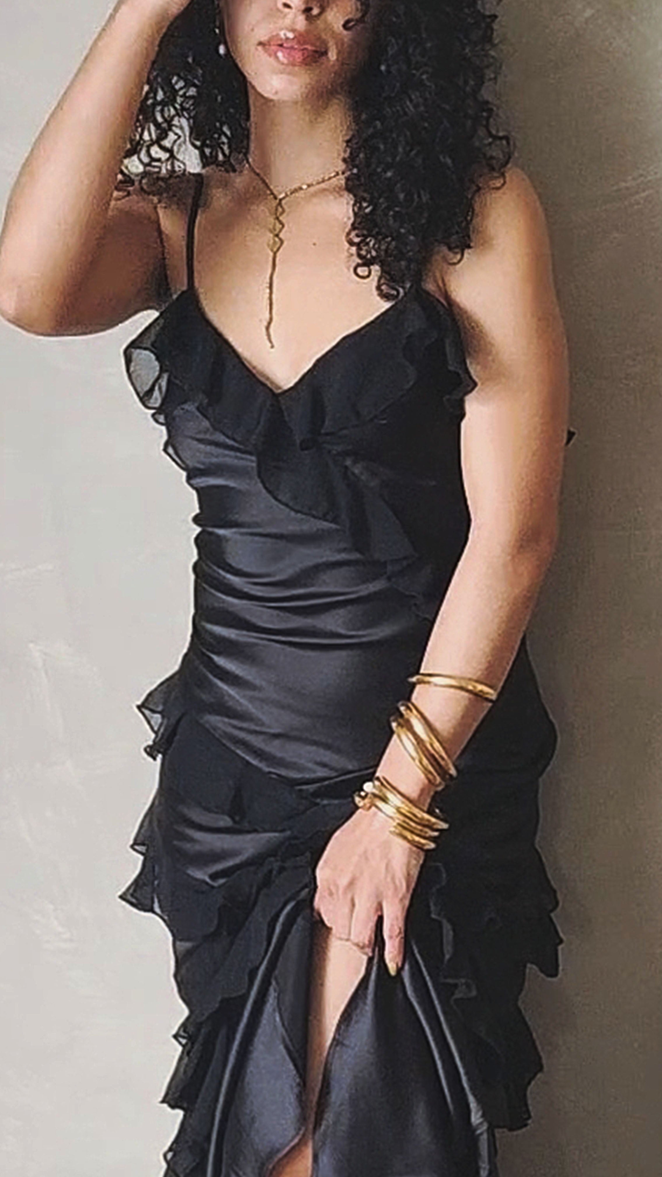 Ifah Y Brass Necklace