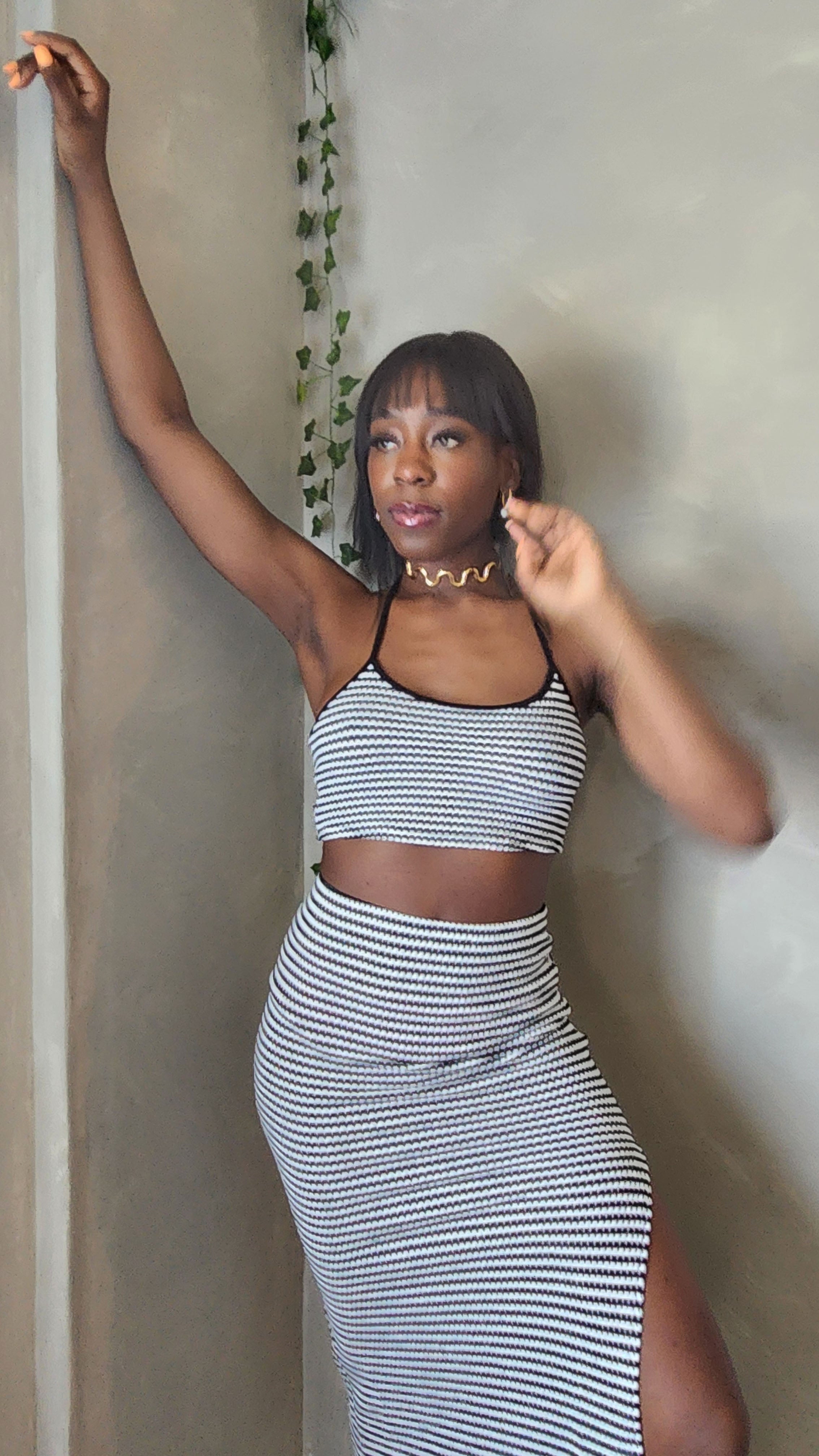 Something Better Knit Skirt Set