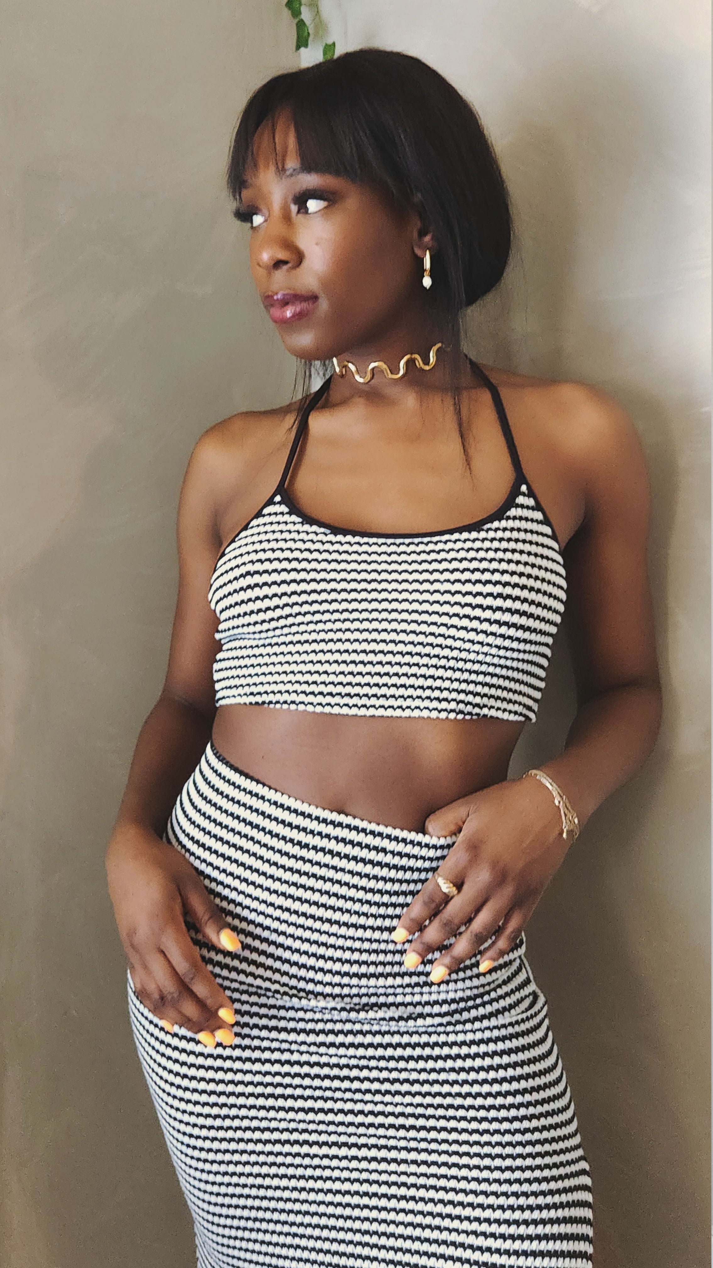 Something Better Knit Skirt Set