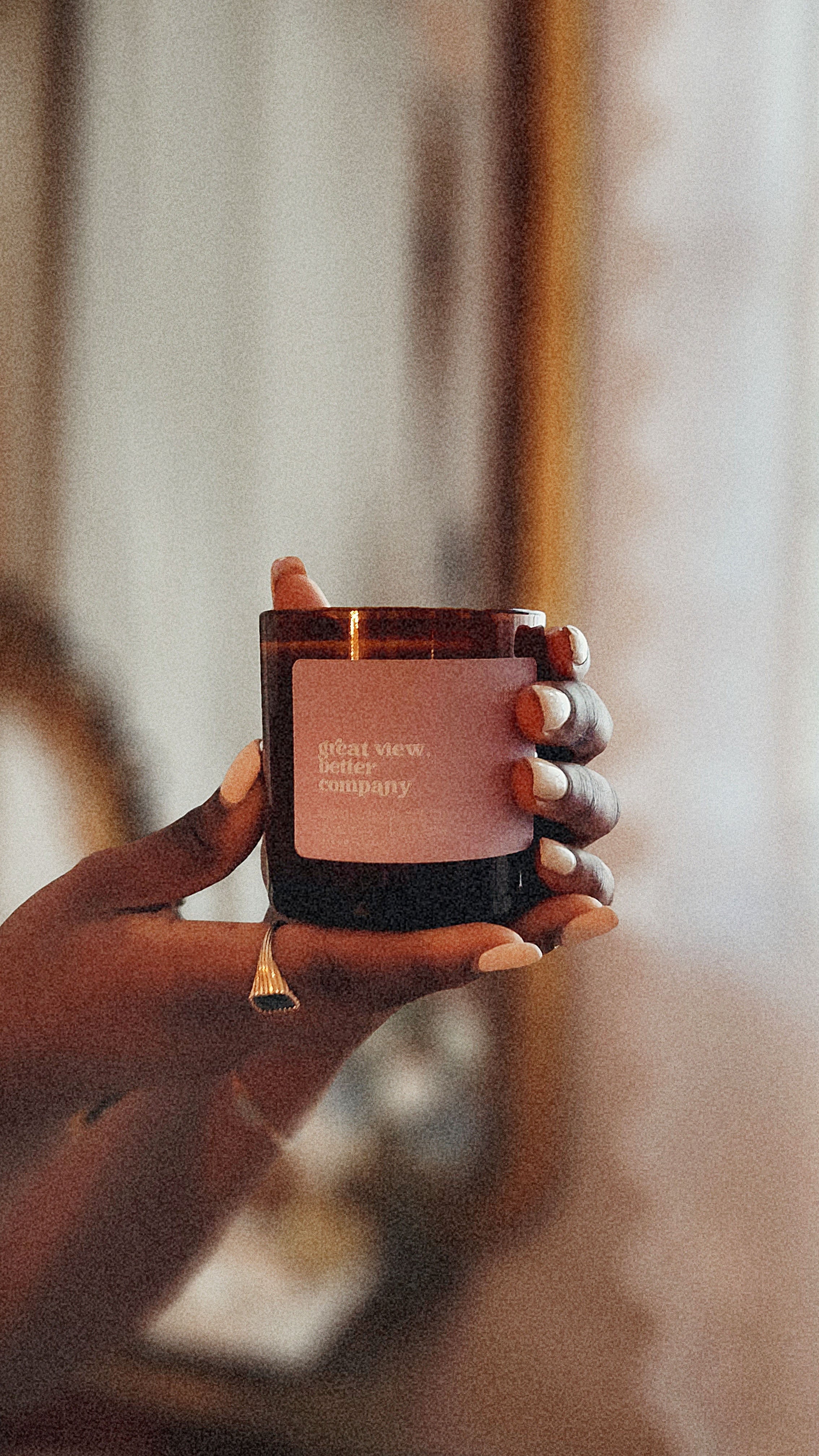 Great View, Better Company Scented Candle