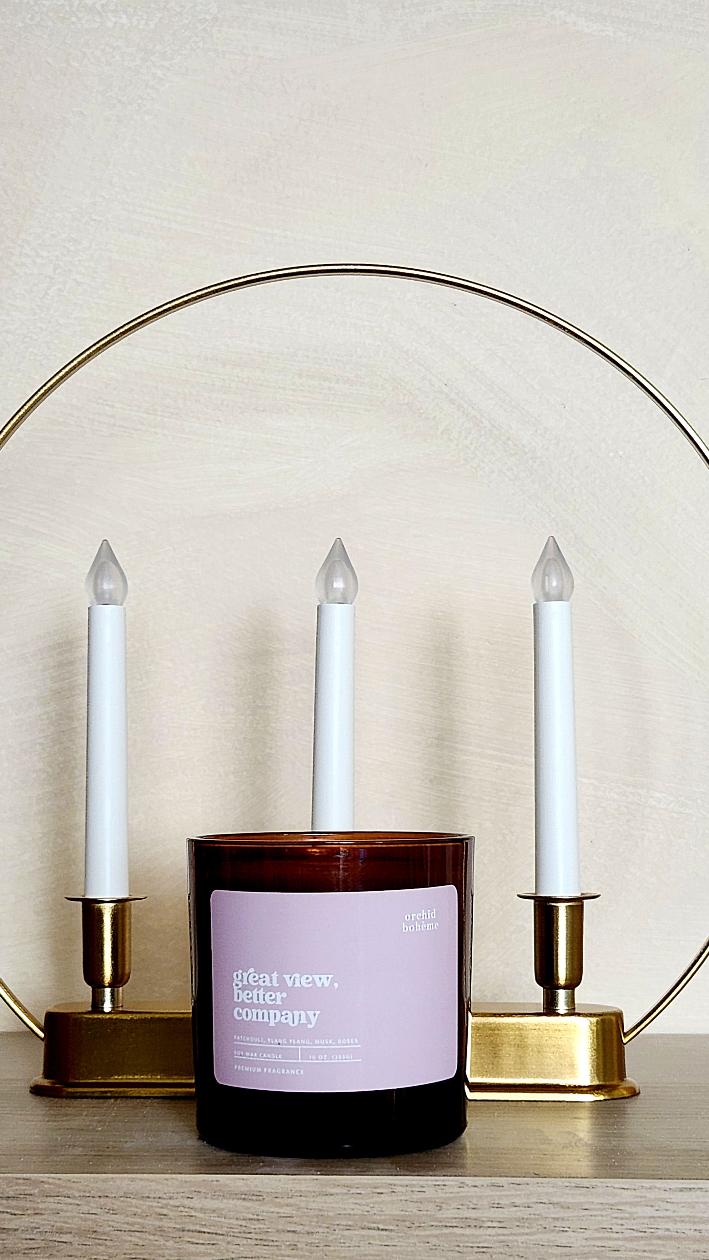 Great View, Better Company Scented Candle