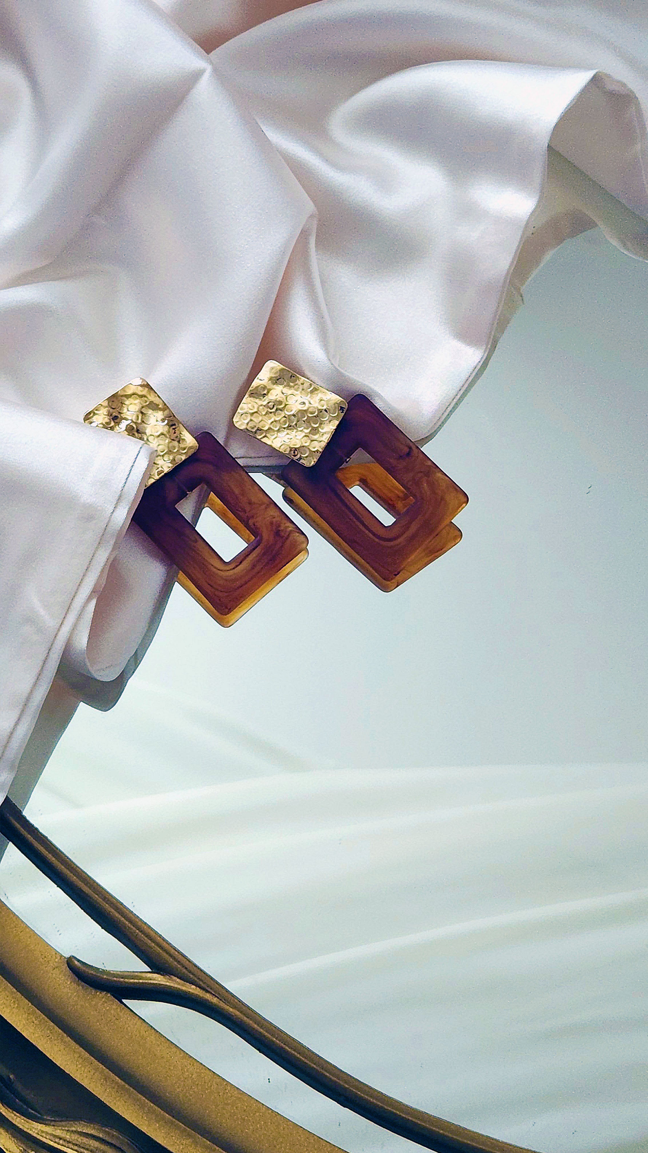 Moonlight Brown Earrings