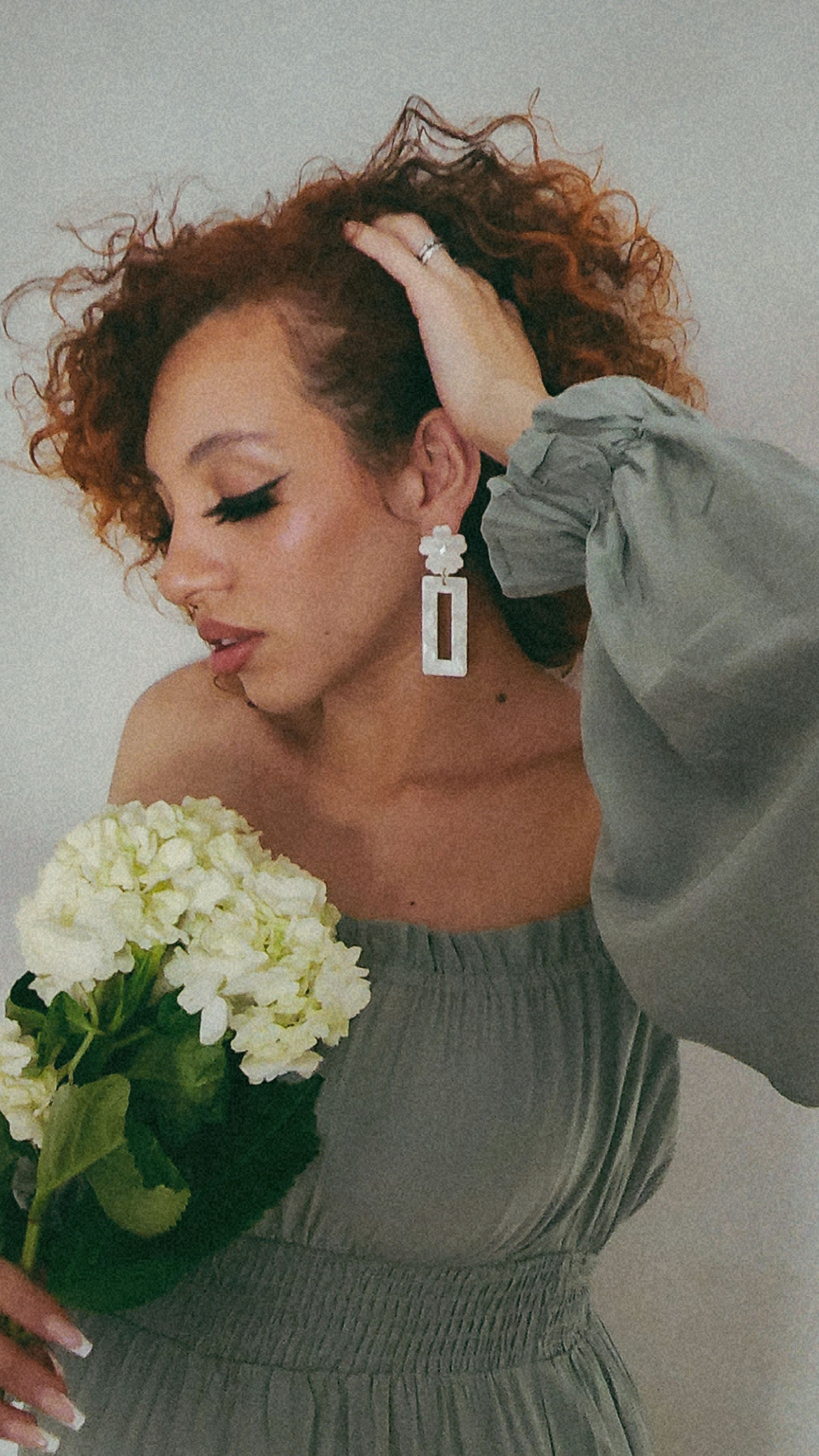 Mayflower Petal Earrings