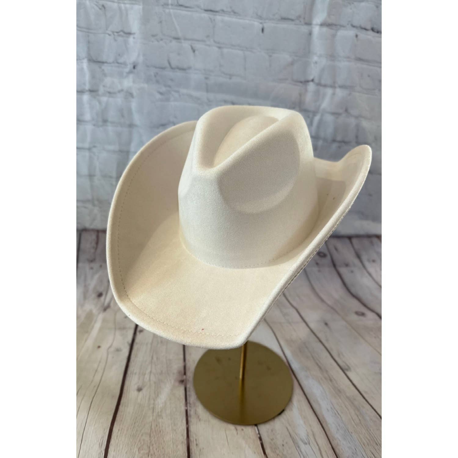 Vegan Suede Cowboy Hat