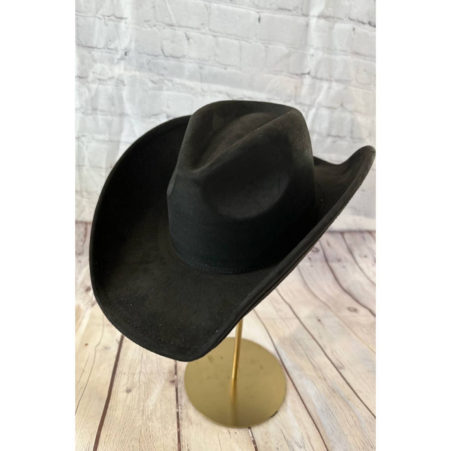 Vegan Suede Cowboy Hat