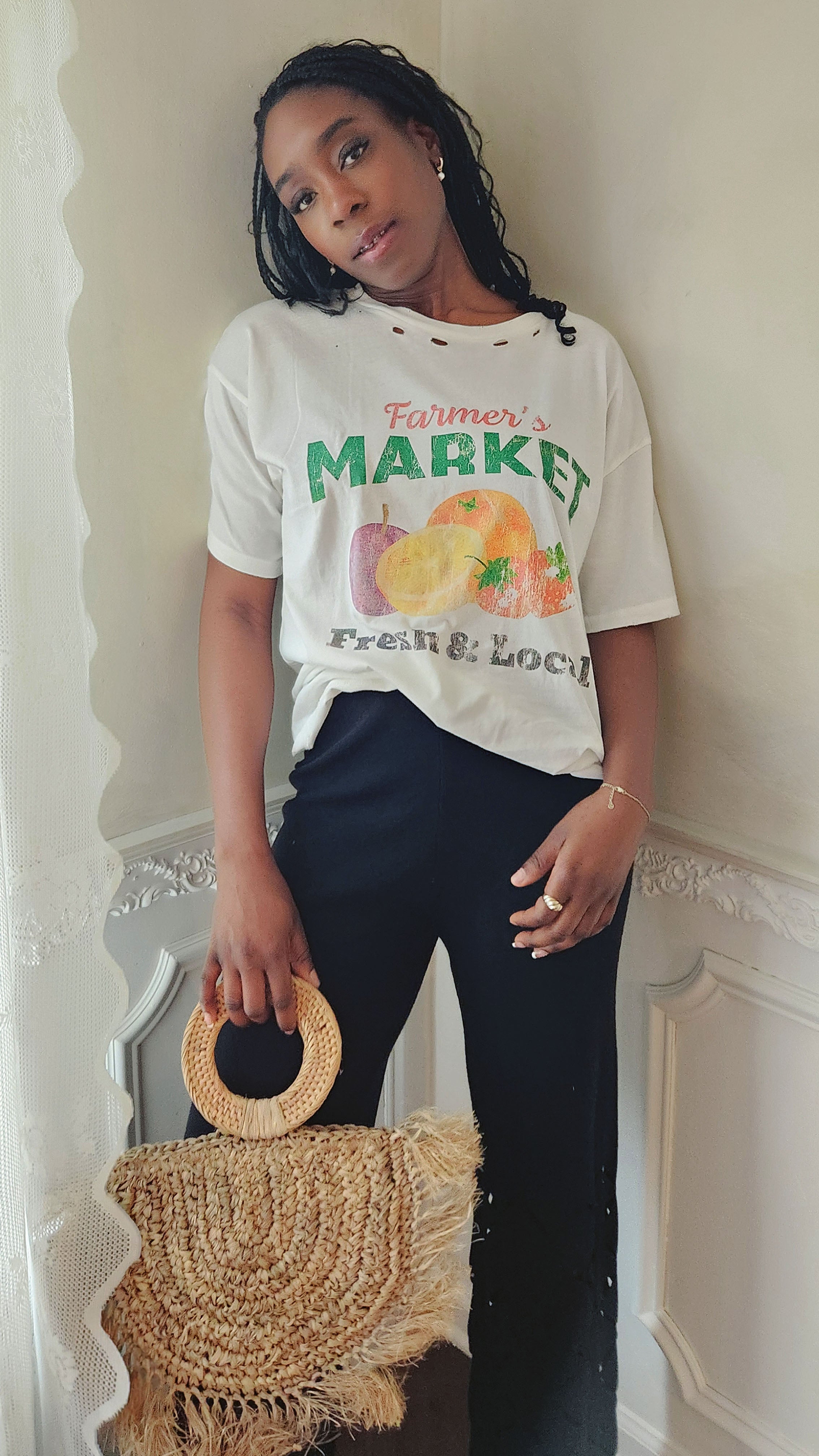 Farmer's Market Oversized Graphic Tee